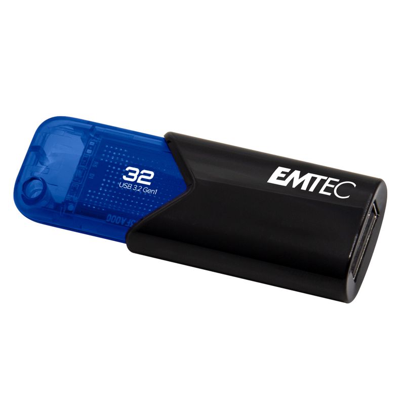 Emtec-B110-Click-Easy-3.2-unita-flash-USB-32-GB-USB-tipo-A-3.2-Gen-2--3.1-Gen-2--Nero-Blu