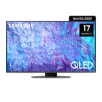 Samsung Series 8 TV QE50Q80CATXZT QLED 4K, Smart TV 50" Processore Neural Quantum 4K, Dolby Atmos e OTS Lite