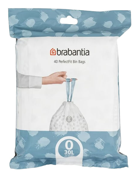 Brabantia-124846-sacchetto-per-rifiuti-30-L-Grigio-Bianco-40-pz