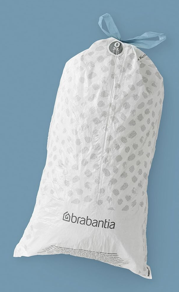 Brabantia-124846-sacchetto-per-rifiuti-30-L-Grigio-Bianco-40-pz