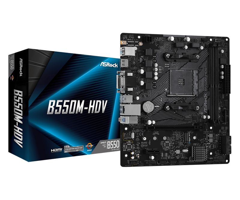 Asrock-B550M-HDV-AMD-B550-Socket-AM4-micro-ATX