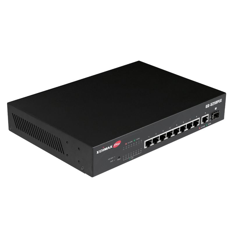 Edimax-Switch-GS-5210PLG-Gestito-Gigabit-Ethernet--10-100-1000--Supporto-Power-over-Ethernet--PoE--Nero