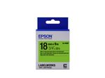 Epson-Nastro-fondo-Fluorescente-Verde-per-testo-Nero-18-9-LK-5GBF