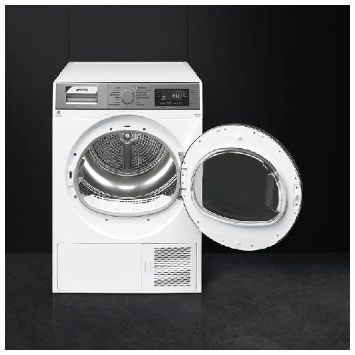 Smeg-DHT83LIT-1-asciugatrice-Libera-installazione-Caricamento-frontale-8-kg-A----Argento-Bianco