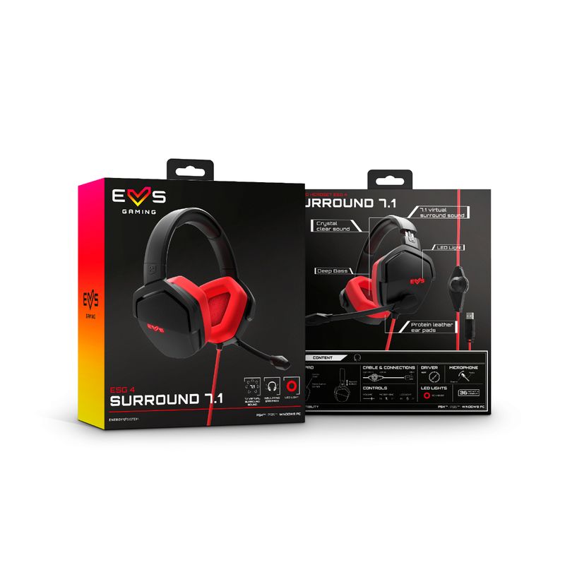 Energy-Sistem-ESG-4-Surround-7.1-Auricolare-Cablato-A-Padiglione-Giocare-USB-tipo-A-Nero-Rosso