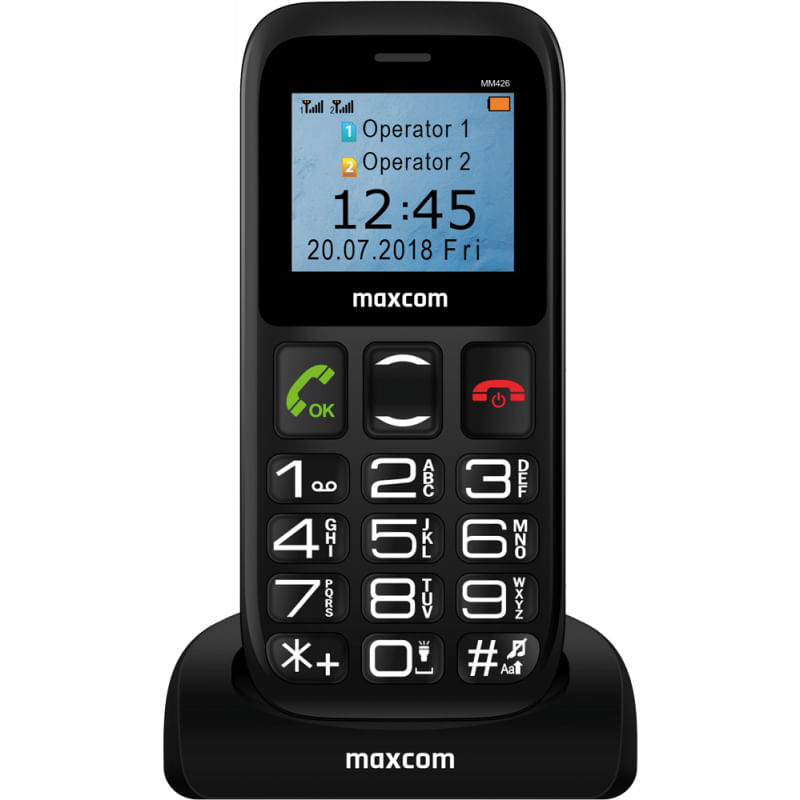 MaxCom-Comfort-MM426-45-cm--1.77---72-g-Nero-Telefono-per-anziani