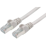 Cavo patch CAT 6a cavo per rete LAN ed Ethernet 05 m bianco