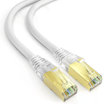 Cavo patch cavo CAT 8 per rete LAN ed Ethernet 1m bianco