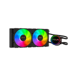 Noua Dissipatore A Liquido Boris 240 Argb Tdp 270W Cpu Intel 1700/1200 Amd Am4 2 Fan 120Mm Pwm Argb