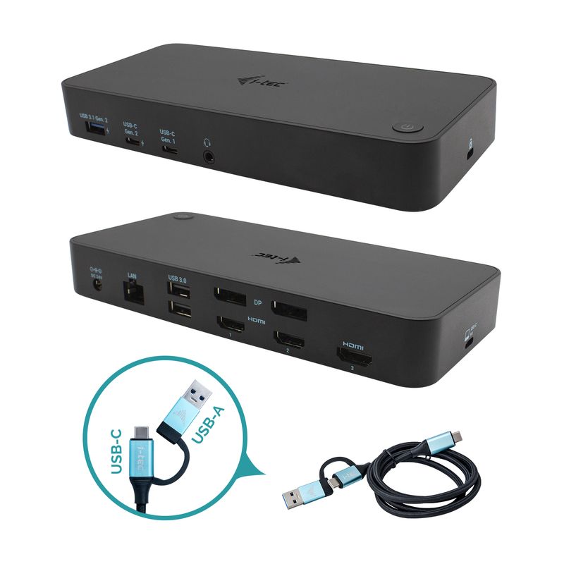 i-tec-USB-3.0---USB-C---Thunderbolt-3x-4K-Docking-Station---Power-Delivery-100W