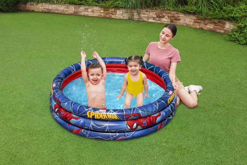 PISCINA-3-ANELLI-SPIDERMAN-122-30-CM