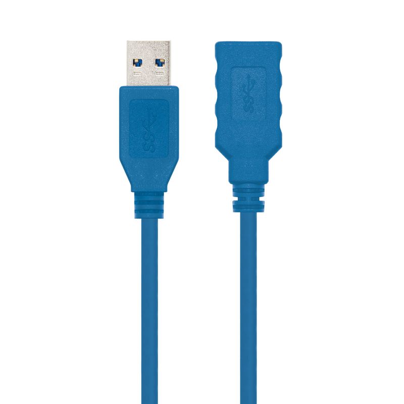 Nanocable-10.01.0901-BL-cavo-USB-1-m-USB-3.2-Gen-1--3.1-Gen-1--USB-A-Blu