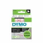 DYMO-D1---Standard-Etichette---Rosso-su-bianco---12mm-x-7m