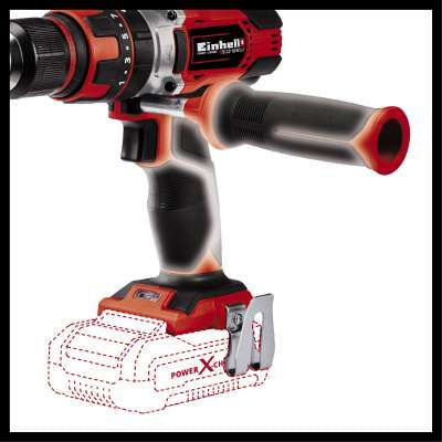 Einhell-TE-CD-48-1500-Giri-min-Senza-chiave-141-kg-Nero-Rosso