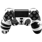 Qubick Controller Skin Nero Bianco (PS4)