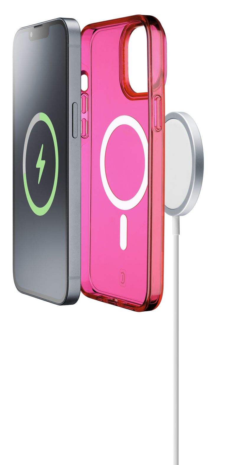 Cellularline-Gloss-Mag---iPhone-14-Custodia-con-magneti-per-la-ricarica-e-l’aggancio-all’alimentatore-MagSafe-Rosa