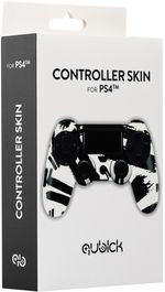 Qubick-Controller-Skin-Nero-Bianco--PS4-