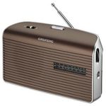 Grundig Music 60 Personale Analogico Marrone, Argento