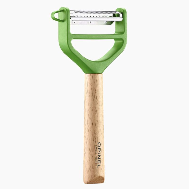 Opinel-T-Duo-Frutta-e-ortaggi-Sbucciatore-a-Y-Verde