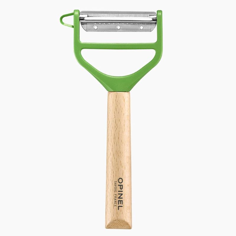 Opinel-T-Duo-Frutta-e-ortaggi-Sbucciatore-a-Y-Verde