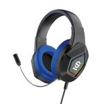 Celly Sparco SPHEADPHONE cuffia e auricolare Cablato A Padiglione Giocare USB tipo A Nero, Blu