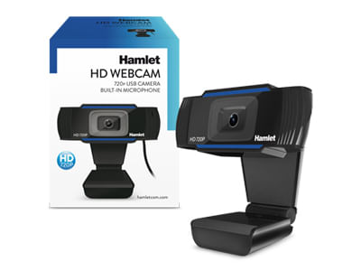 Hamlet-HWCAM720-webcam-2-MP-1280-x-720-Pixel-USB-Nero