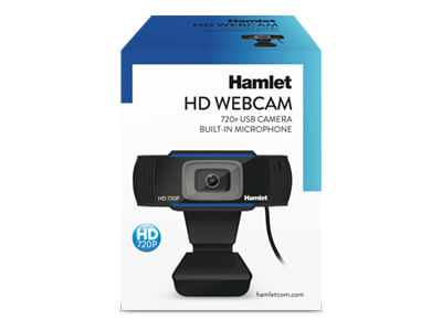 Hamlet-HWCAM720-webcam-2-MP-1280-x-720-Pixel-USB-Nero