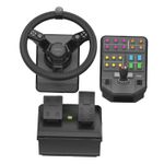 Logitech G Heavy Equipment Bundle Nero USB 2.0 Sterzo + Pedali Analogico/Digitale PC