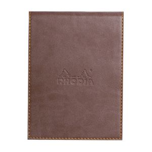 Rhodia Notepad Cover + Notepad N°12 quaderno per scrivere 80 fogli Cioccolato