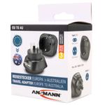 Ansmann-1250-0033-adattatore-per-presa-di-corrente-Tipo-I--AU--Tipo-C--Europlug--Nero