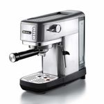 Ariete 1380 Macchina da caffè in metallo, compatibile con caffè in polvere e cialde ESE, 1300 W, Capacità 1,1 L