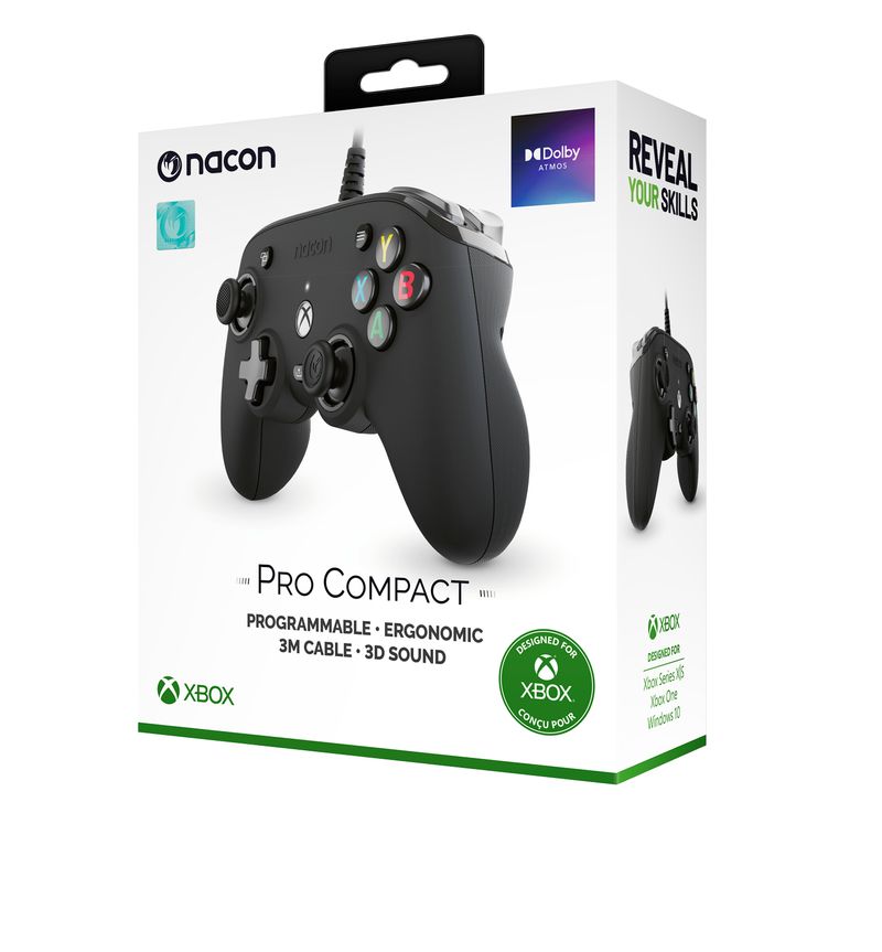 NACON-Pro-Compact-Nero-USB-Gamepad-Xbox-One-Xbox-Series-S-Xbox-Series-X