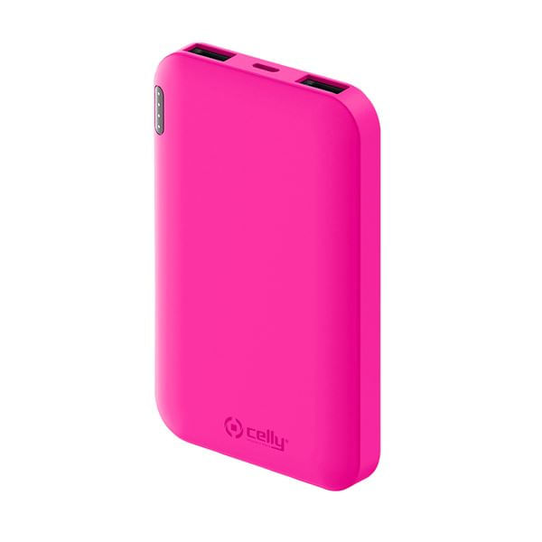 Celly-PBE5000-Ioni-di-Litio-5000-mAh-Carica-wireless-Rosa