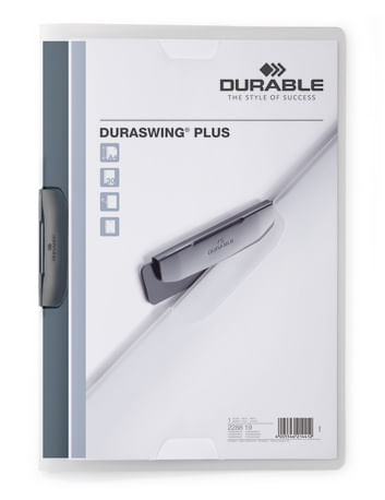 Durable-Duraswing-plus-cartellina-con-fermafoglio-Polipropilene--PP--Trasparente