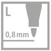 STABILO-GREENpoint-penna-tecnica-Nero-Blu-Rosso-Verde-4-pz