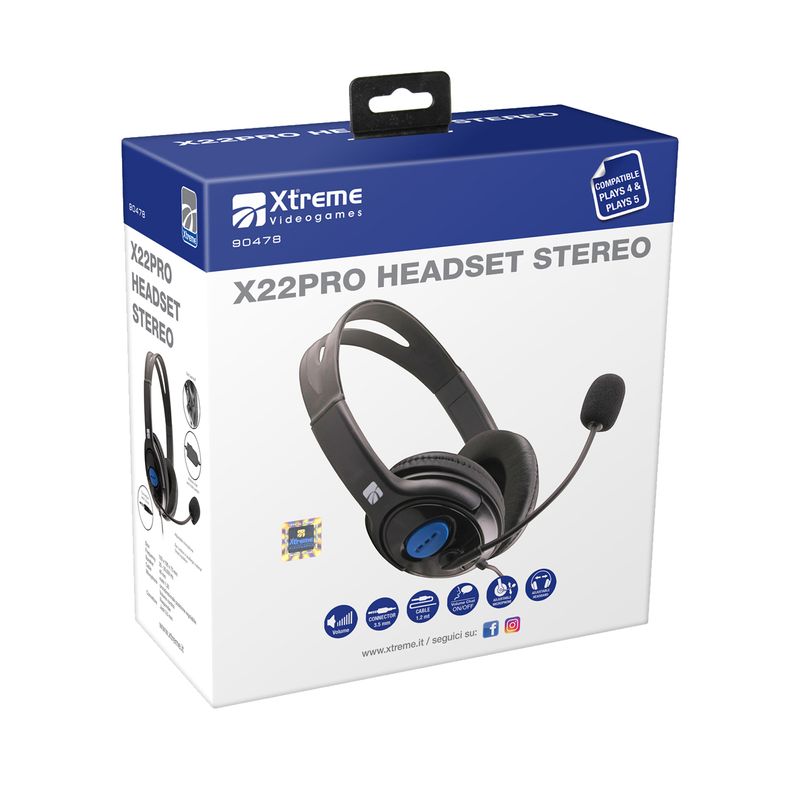 Xtreme-90478-Cuffia-Gaming-Stereo-X22PRO