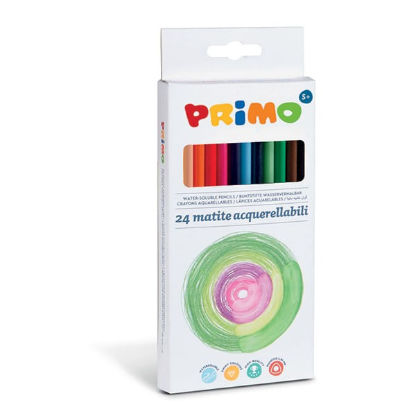 Primo-546MTRI24A-pastello-colorato-Multicolore-24-pz