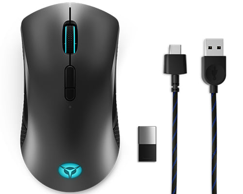 Lenovo Legion M600 Wireless Gaming mouse Giocare Ambidestro RF Wireless + Bluetooth + USB Type-A Ottico 16000 DPI