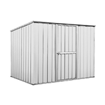 Box in Acciaio Zincato 260x185cm x h1.92 m - 85kg - 4,81mq  casetta attrezzi da giardino - BIANCO