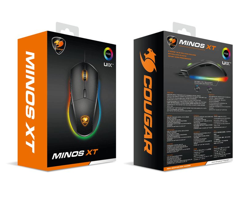 COUGAR-Gaming-Minos-XT-mouse-Mano-destra-USB-tipo-A-Ottico-4000-DPI