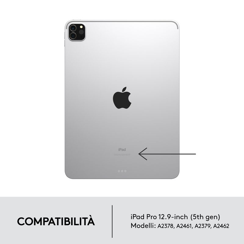 Logitech-Combo-Touch-Custodia-con-Tastiera-per-iPad-Pro-129-pollici--5a-gen---2021----Tastiera-Retroilluminata-Rimovibile-Trackpad-Click-Anywhere
