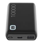 Cellular Line Cellularline Power Bank ESSENCE 10000 Caricabatterie portatile da 10000mAh Nero