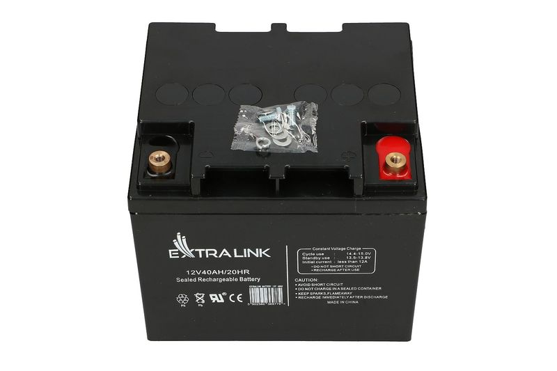 Extralink-AKUMULATOR-Batteria-ACCUMULATORE-12V-40AH---Batteria---40.000-mAh-Sigillata-al-Piombo-Acido--VRLA--135-V-12-A