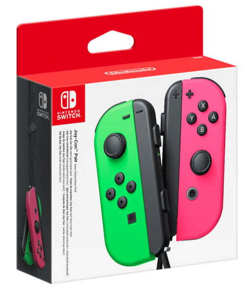 Nintendo-Joy-Con-Nero-Verde-Rosa-Bluetooth-Gamepad-Analogico-Digitale-Nintendo-Switch