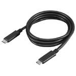 Cavo Cavo USB Spina C Spina C nero 1 m Da USB-C a USB-C 100 W