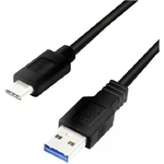 Cavo Cavo USB Spina A Spina C nero 3 m Da USB-A a USB-C