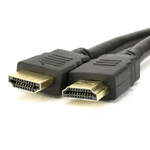 Cavo HDMI a HDMI nero 4K 60Hz 1 m connettori placcati oro ad alta velocità