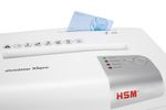 HSM-X6pro-distruggi-documenti-Taglio-a-particelle-58-dB-22-cm-Argento-Bianco