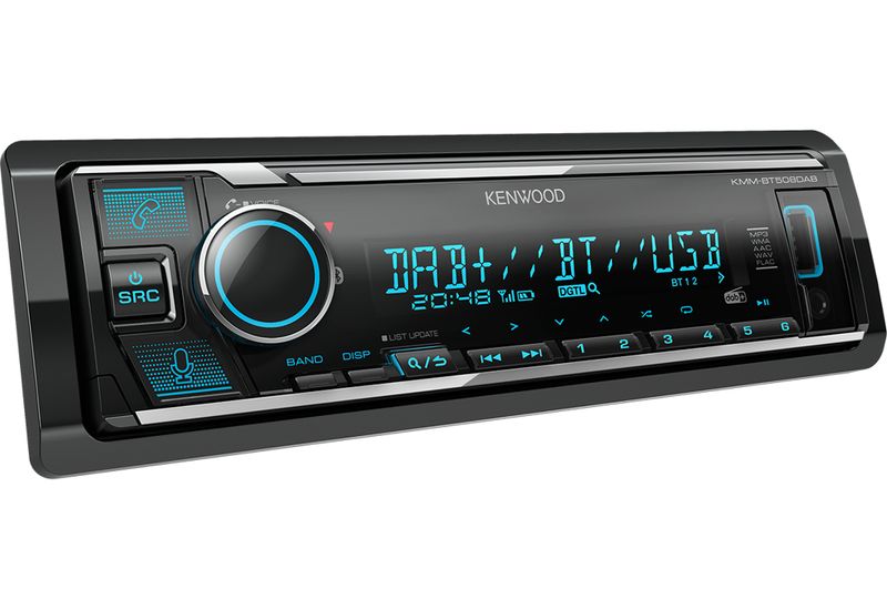 Kenwood-Electronics-KMM-BT508DAB-Ricevitore-multimediale-per-auto-Nero-200-W-Bluetooth