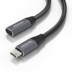 AISENS A107-0636 cavo USB 2 m USB 3.2 Gen 2x2 USB C Grigio